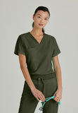 GREYS ANATOMY STRETCH - F 1PKT  Classic   Bree Top  Spandex