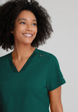 GREYS ANATOMY STRETCH - F 1PKT  Classic   Bree Top  Spandex