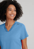 GREYS ANATOMY STRETCH - F 1PKT  Classic   Bree Top  Spandex
