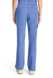 Mid Rise Drawstring Straight Leg