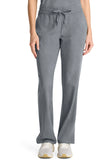 Mid Rise Drawstring Straight Leg
