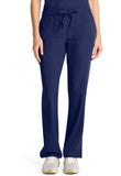 Mid Rise Drawstring Straight Leg