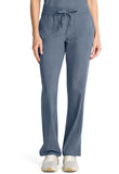 Mid Rise Drawstring Straight Leg