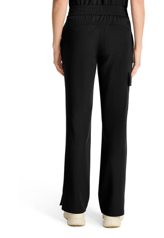 Mid Rise Drawstring Straight Leg