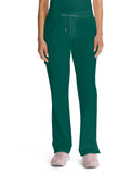 Mid Rise Drawstring Straight Leg