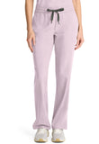 Mid Rise Drawstring Straight Leg