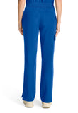 Mid Rise Drawstring Straight Leg