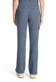Mid Rise Drawstring Straight Leg