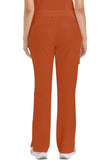 Mid Rise Drawstring Straight Leg