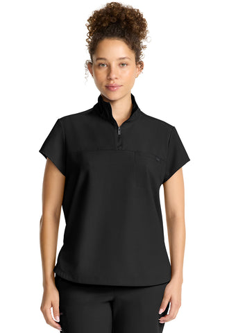 Women's Zip Collar Top