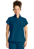 Women's Zip Collar Top