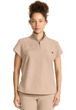 Women's Zip Collar Top
