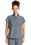 Women's Zip Collar Top