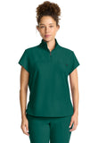 Women's Zip Collar Top