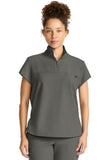 Women's Zip Collar Top