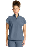 Women's Zip Collar Top