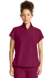 Women's Zip Collar Top