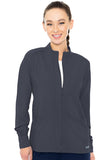 CM-Zip Front Warm-Up With Shoulder Yokes