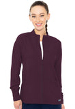 CM-Zip Front Warm-Up With Shoulder Yokes